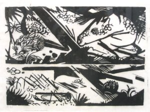 Caballo y erizo de Franz Marc